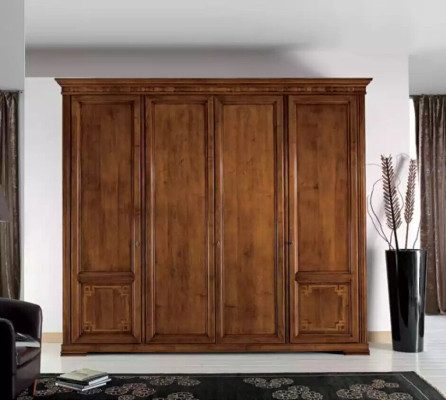Wardrobe Wardrobe Luxury Wood Design Furniture Bedroom Brown new