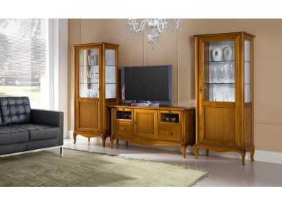 Wall unit Display case Console wall unit Classic Wall Living room new