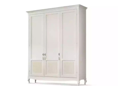 Wardrobe Bedroom Wood Classic Design Furniture White Cabinets