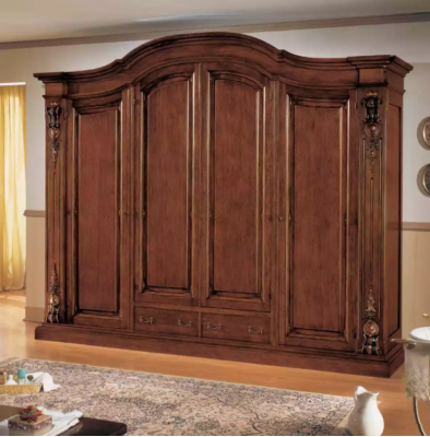 Wardrobe Brown Wardrobe Luxury Coat rack Bedroom Furniture Cabinets