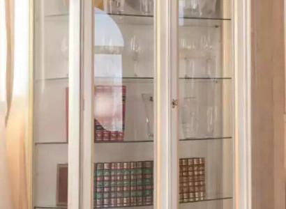 Classic quality white display case luxury furniture new in the living room shelf