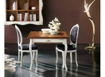 Dining table 4x Chairs Dining room Set Dining set Table Suite White new