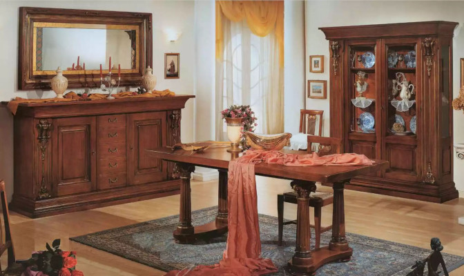 Classic s Brown Solid wood Sideboard Mirror Chest of drawers Cabinets new