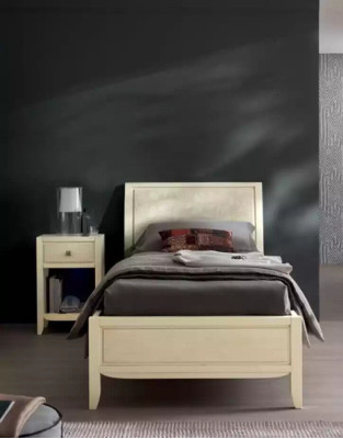 Luxury Complete Bedroom Set Beige Desk Bed Bedside table new