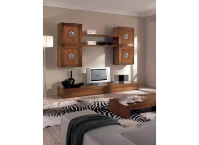 Living room furniture Set Designer Living room Brown Sideboard Wall unit new