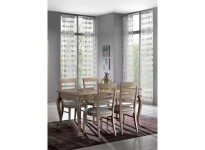 Dining set Dining table 4 x Chairs Suite Table Classic Dining set 5 pieces.