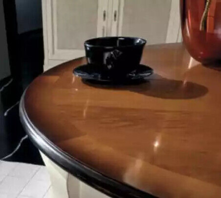 Complete set Dining table 4x Chairs Chest of drawers Dining set Wooden table White new