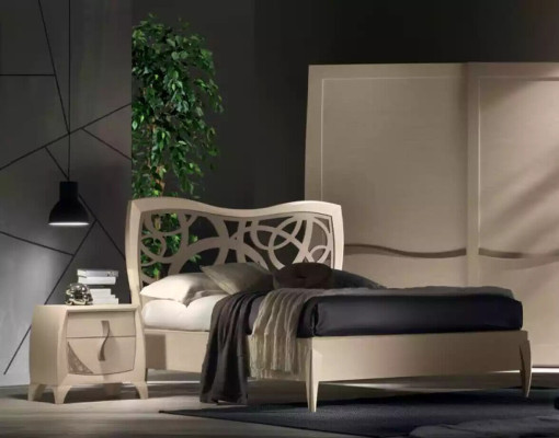 Bed 2x Bedside tables 3 pieces. Bedroom Design Luxury Bedroom Furniture