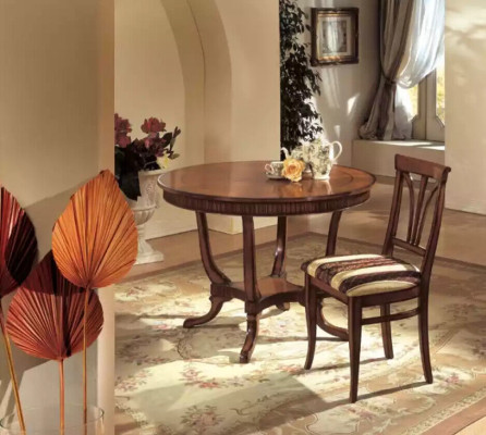 Complete Set Dining table 4x Chairs Dining room Set Ess Group new Wood Table 5pcs