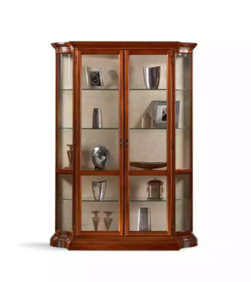 Showcases Glass Wardrobe Display case Living room Wood Sideboard Luxury Furniture new
