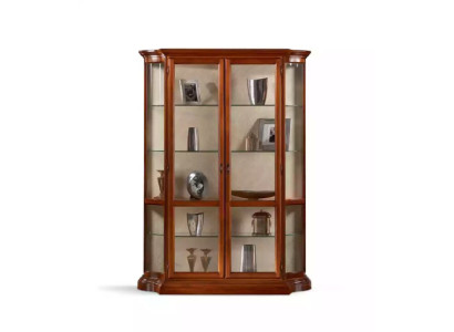 Showcases Glass Wardrobe Display case Living room Wood Sideboard Luxury Furniture new
