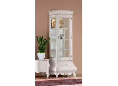 Luxury Wooden Cabinet Design Display Case White Italian Furniture Wardrobe Showcases