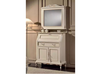 White Chest of drawers with Mirror Classic r Stil Furniture Set 2-piece Sideboard Chests of drawers