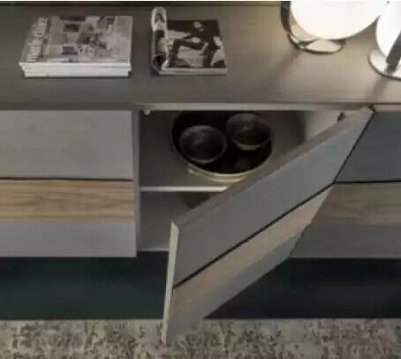 Chest of drawers Cabinets Wood Luxury Sideboard Living room Furniture Wardrobe Gray