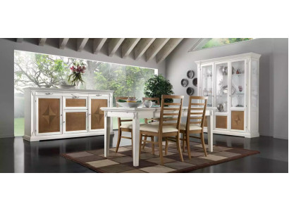 Dining room Dining table 4x Chairs Suite Table Group 7pcs. Classic set