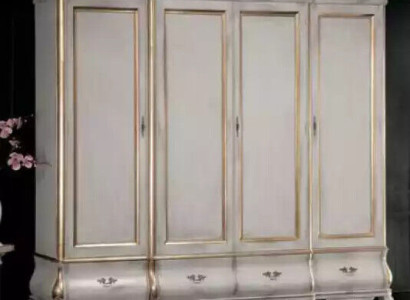 White Luxury Wardrobe Solid wood Furniture Bedroom Cabinets Wardrobe