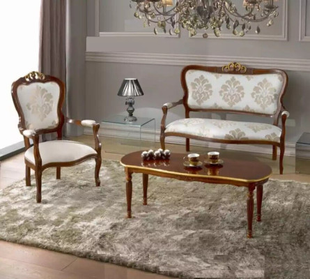 Sofa set Set Design Sofa 2 Seater Armchair Couch Classic Luxury new