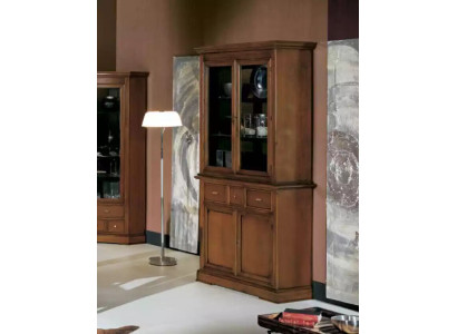 Classic Display case Brown Glass Wardrobe Luxury glass cabinet display cabinet