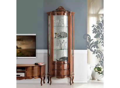 Luxurious high quality display case from brown Wood Classic Furniture