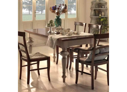 Luxury Classic Dining table Wood Rectangular Brown Table Dining room Dining tables new