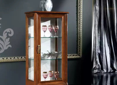 Wooden furniture Glass showcase Cabinets Living room Classic Furniture Display case Wardrobe