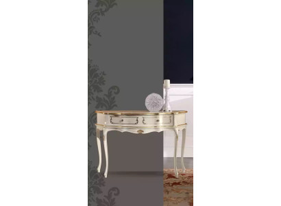 White Classic r Console table Bedroom Wood Furniture Baroque style