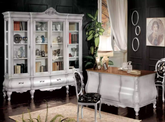 Elegant bookshelf in the study room wardrobe order shelf cabinets