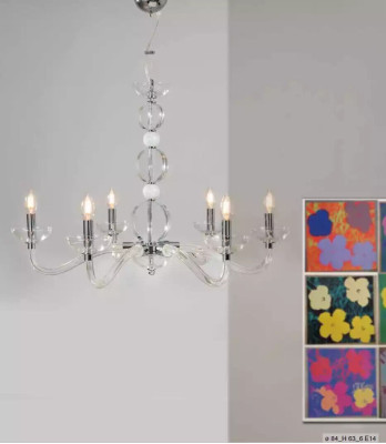 Crystal Chandelier Luster Ceiling Hanging Lamps Chandelier 6x Lamps new