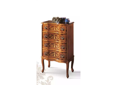 Classic Four-door Chest of drawers Brown Wooden furniture Living room new Modern
