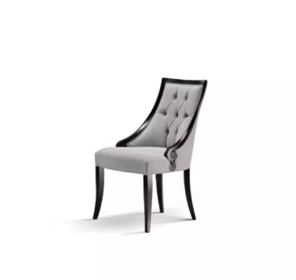 Chair Luxury Furniture Living room Dining room Wood Furniture Gray Armchair new