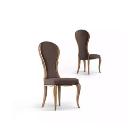 Dining room chair Luxury Design Wooden Chair Brown Italian Style Furniture new