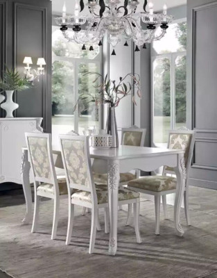 Luxury Design Upholstery Chair Chairs Seat Dining room Solid Wood Design new