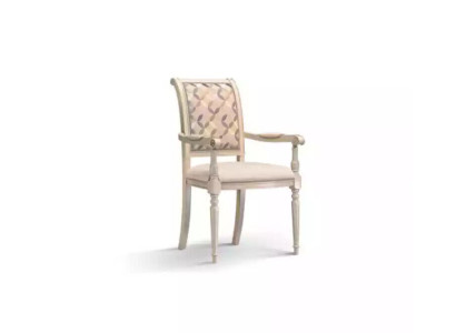 Dining room Wood Chairs Upholstery with Armrest Beige Chair Design Recliner