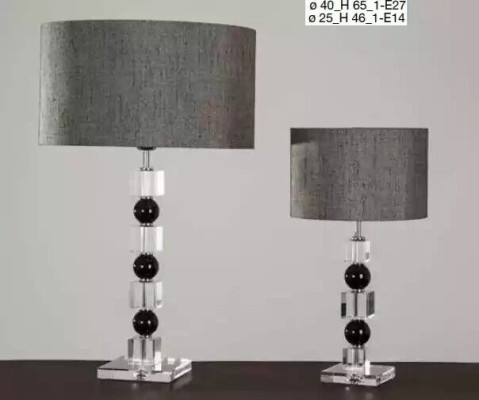 Classic bedside lamp gray table lamp luxurious table lamp