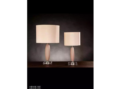 Classic Beige Crystal Table Lamp Chandelier Desk Lamp Office Lamp