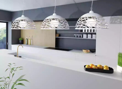 White Chandelier Ceiling Hanging Chandelier Lighting Lamp Dining room