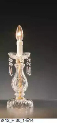 Stylish Table Lamp Antique Style Furnishings Luxury Candle Lamp Crystal