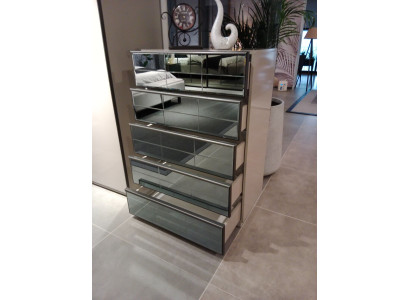 Chest of drawers Glass Chests of drawers Wardrobe Modern Sideboard Bedroom Loft new