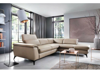 Corner sofa Sofa Couch Upholstery Leather Living landscape Couches Sofas Corner