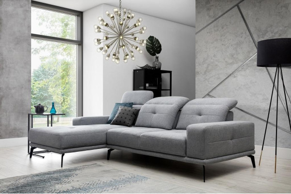 L-shape Corner sofa Fabric Seat Suite Designer Living landscape Textile Couch Sofa new