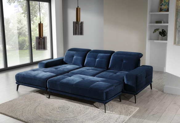 L-shape Corner sofa Fabric Seat Suite Designer Living landscape Textile Couch Sofa new