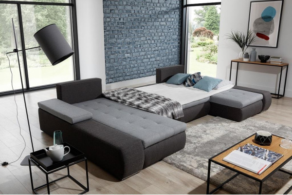Living landscape Luxury Sofa Couch Suite Corner sofa Textile Couches Sofas Furniture new