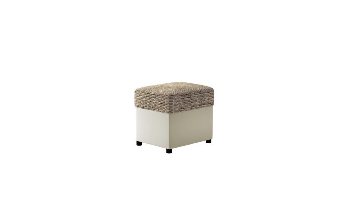 Stool Upholstered Stool Foot Shelf Furniture Living Benches Seat Textile Gray
