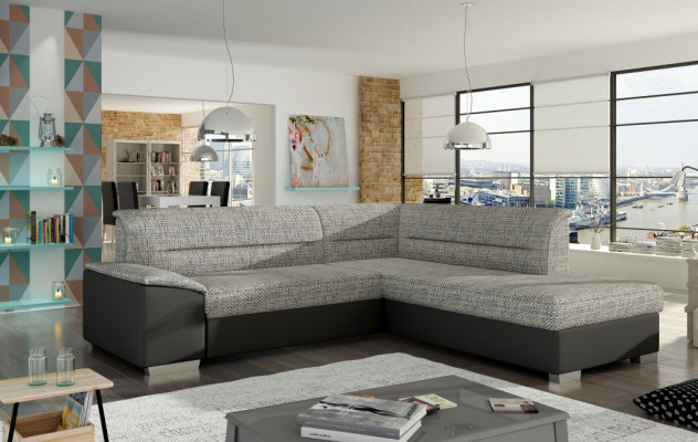 Fabric Corner sofa L-shape Sofa Couch Design Upholstery Modern Textile Seat Cushion Group