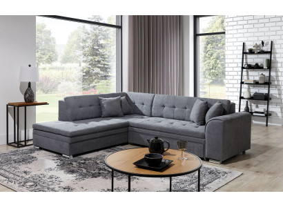 Corner sofa L-shape Designer Living landscape Sofa Couch Upholstery Seat Suite Textile