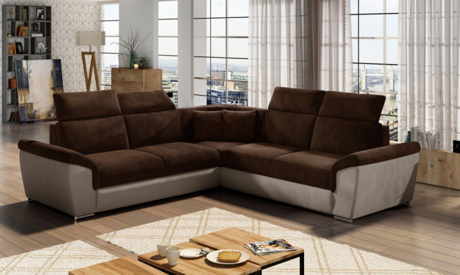 Corner sofa L-shape Living landscape Designer Sofa Couch Upholstery Seat Suite Sofas