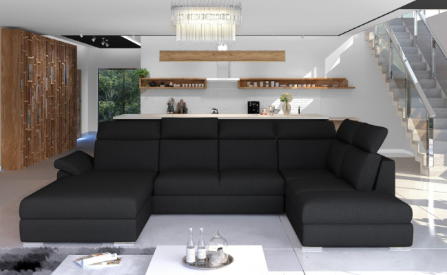 Corner sofa Fabric Corner suite U-shape Sofa Couch Design Couch Upholstery Textile Modern