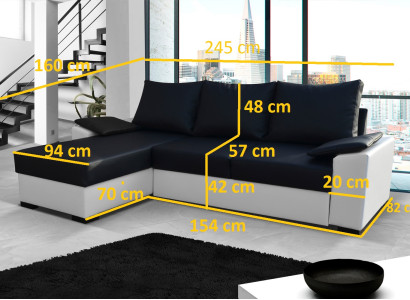 Design Corner sofa Sofa bed Bed function Couch Leather Upholstery Textile Sofas