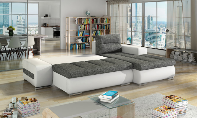 Design Corner sofa Ottavio Bed function Couch Living landscape Sofas Sleep Sofa