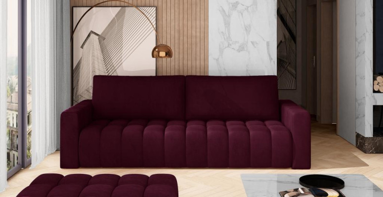 Classic three-seater couches upholstery sofa 3-seater textile couches fabric sofa new